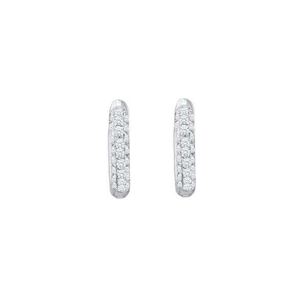 1-6CTW-Diamond MICRO-PAVE HOOPS