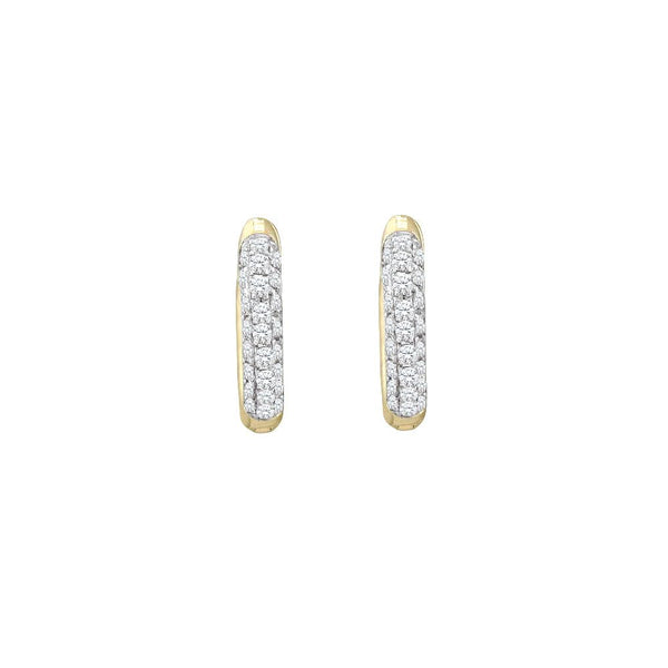 1-6CTW-Diamond MICRO-PAVE HOOPS