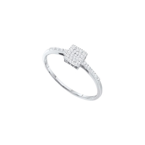 1-20CT-Diamond CLUSTER RING