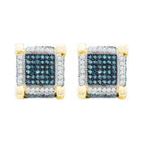 1 CTW-Diamond MICRO-PAVE EARRINGS
