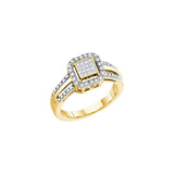 1-4CT-Diamond INVISIBLE RING