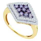 10KT Yellow Gold 0.80CTW DIAMOND  FASHION RING