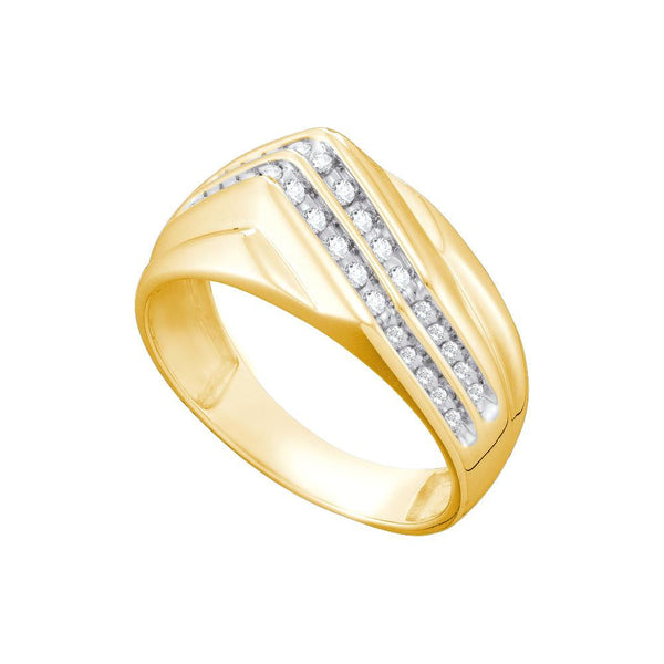 1-4CT-Diamond CLUSTER MENS BAND