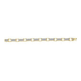 925 Sterling Silver Yellow 0.96CTW DIAMOND MICRO PAVE BRACELET