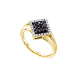 1-4CTW-Diamond FASHION BLACK RING