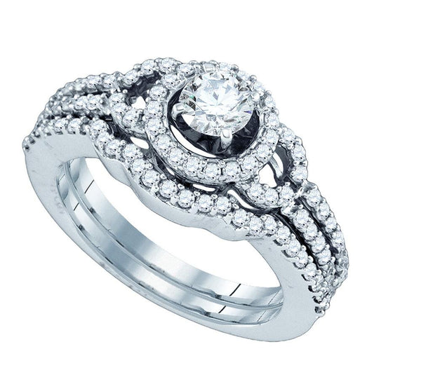 1 CT-Diamond 3-8CT-CRD BRIDAL SET