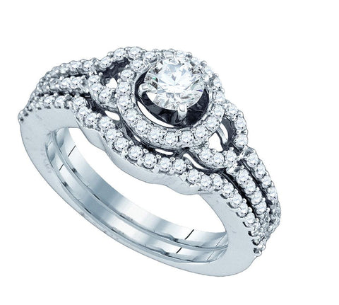 1 CT-Diamond 3-8CT-CRD BRIDAL SET