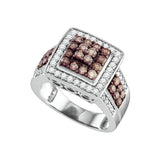 1 1-2CTW-Diamond FASHION BROWN RING