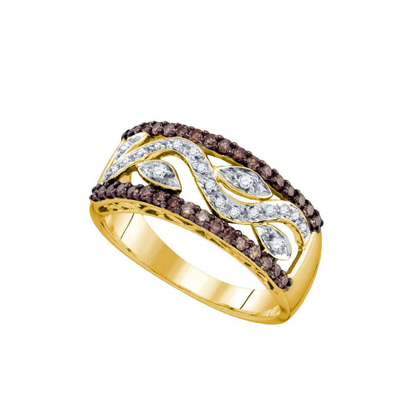 1-2ctw-diamond Fashion Brown Band