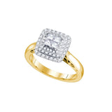 1-2CT-Diamond BELLAGIO INV. B RING""