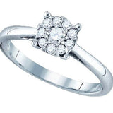 18KT Yellow Gold 0.31CTW DIAMOND LADIES LARISSA DIAMOND RING