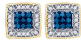 10K Yellow-gold 0.36CTW DIAMOND FASHION EARRING