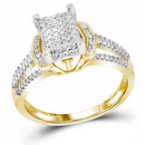 1-3ctw-diamond Micro-pave Ring