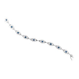 925 Sterling Silver White 0.25CTW DIAMOND FASHION BRACELET