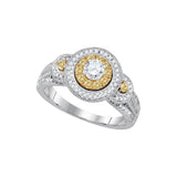 3-4CTW-Diamond 1-4CT-CRD BRIDAL SET