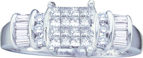 1-2CT-Diamond INVISIBLE RING