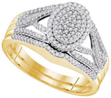3-8CTW-Diamond MICRO-PAVE BRIDAL RING