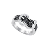 1-2CTW-Diamond FASHION BLACK RING