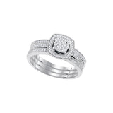 1-3CTW-Diamond MIRO-PAVE BRIDAL SET