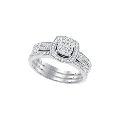 1-3CTW-Diamond MIRO-PAVE BRIDAL SET