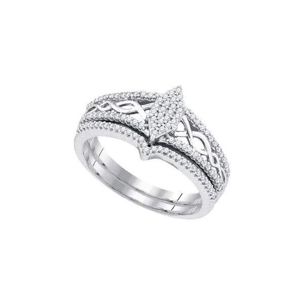 1-3CTW-Diamond MIRO-PAVE BRIDAL SET
