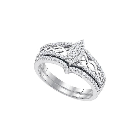 1-3CTW-Diamond MIRO-PAVE BRIDAL SET