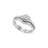 1-4CTW-Diamond MIRO-PAVE BRIDAL SET