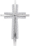 1-8CTW-Diamond CROSS PENDANT