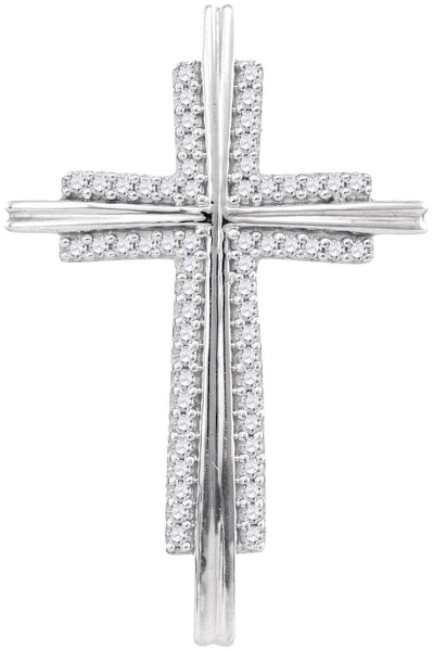 1-8CTW-Diamond CROSS PENDANT