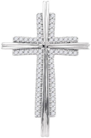 1-8CTW-Diamond CROSS PENDANT