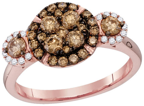 1 CTW-Diamond BROWN  RING