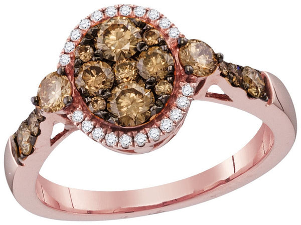 1 CTW-Diamond BROWN  RING