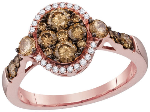 1 CTW-Diamond BROWN  RING