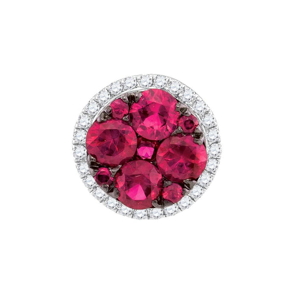 1-8CTW-Diamond 1 (MIN)CT RUBY PENDANT