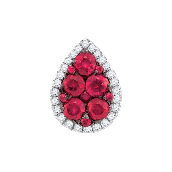 1-8CTW-Diamond 7-8CT-RUBY PENDANT