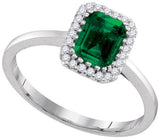 1-8CTW-Diamond 3-4(MIN)CT EME RING