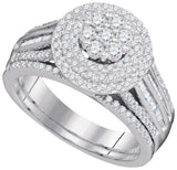 1 CTW-Diamond BRIDAL RING