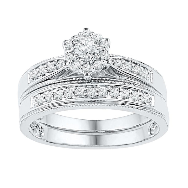 3-8CTW-Diamond BRIDAL SET