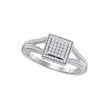 1-5CTW-Diamond MICRO-PAVE BRIDAL RING