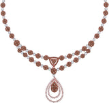7 CTW-Diamond BROWN  NECKLACE