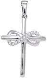 1-20CT-Diamond CROSS PENDANT