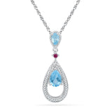 1-10CTW-Diamond 3-4CT-BT PENDANT