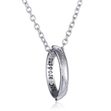 Silver/Gold Ring Necklace