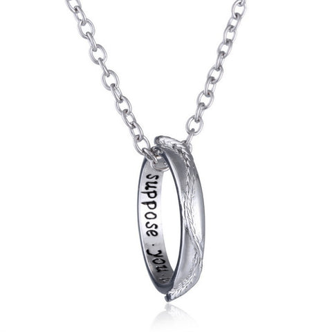 Silver/Gold Ring Necklace