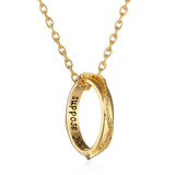 Silver/Gold Ring Necklace