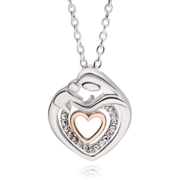 Mom And Baby Pendant & Necklace Mother's Day Gift Mother.