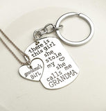 New Fashion Love Mom Heart Daddy Pendant Necklaces,gift for Mother Family Necklace+Keychain Mommy's Girl