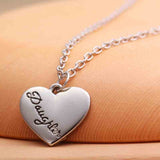 Trendy MOM Necklace Jewelry Mother Daughter Silver Love Heart